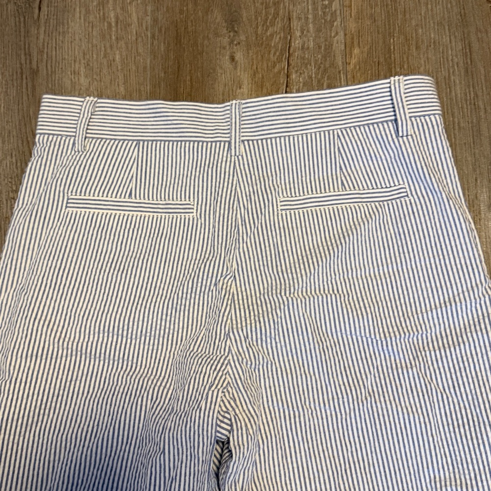 B by Brooks Brothers Blue & White Striped Shorts - Picture 5 of 5